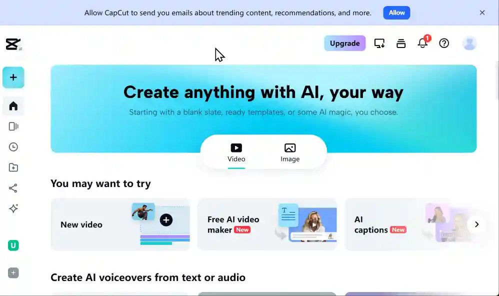 دليل أداة CapCut