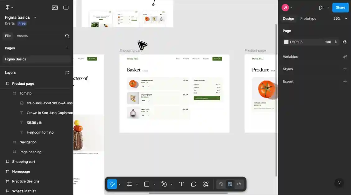 تصميم components في Figma
