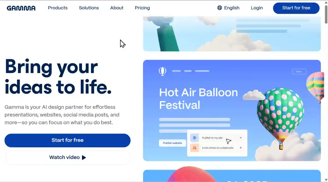 دليل أداة Gamma App