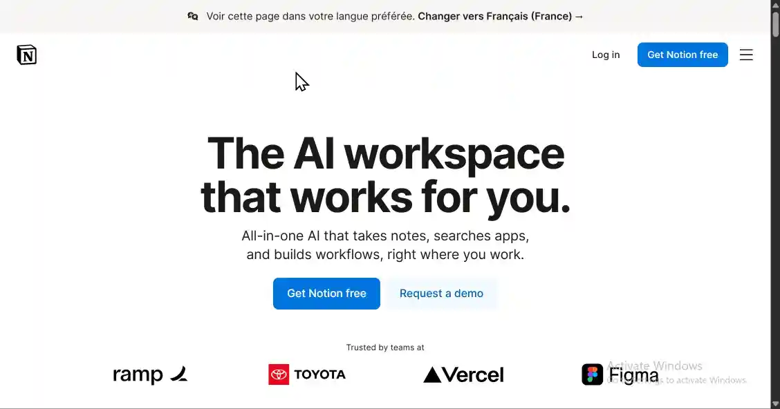 دليل أداة Notion