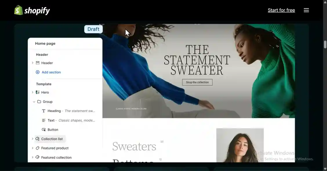 دليل أداة Shopify