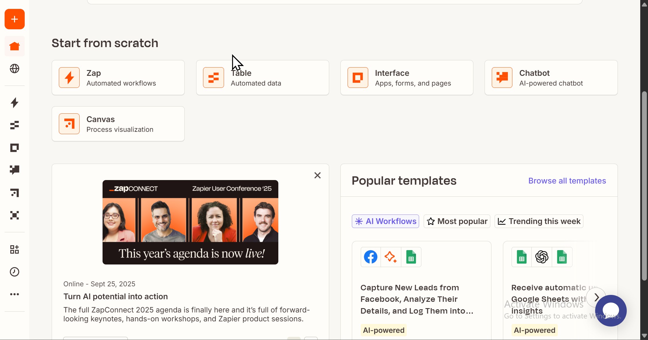 دليل أداة Zapier